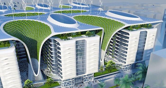 The 'ultimate eco-building': Architect designs futuristic billion-pound ...