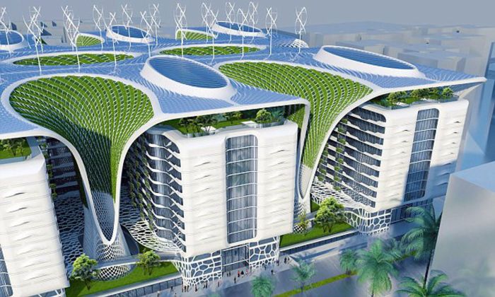 The 'ultimate eco-building': Architect designs futuristic billion-pound .<div class=